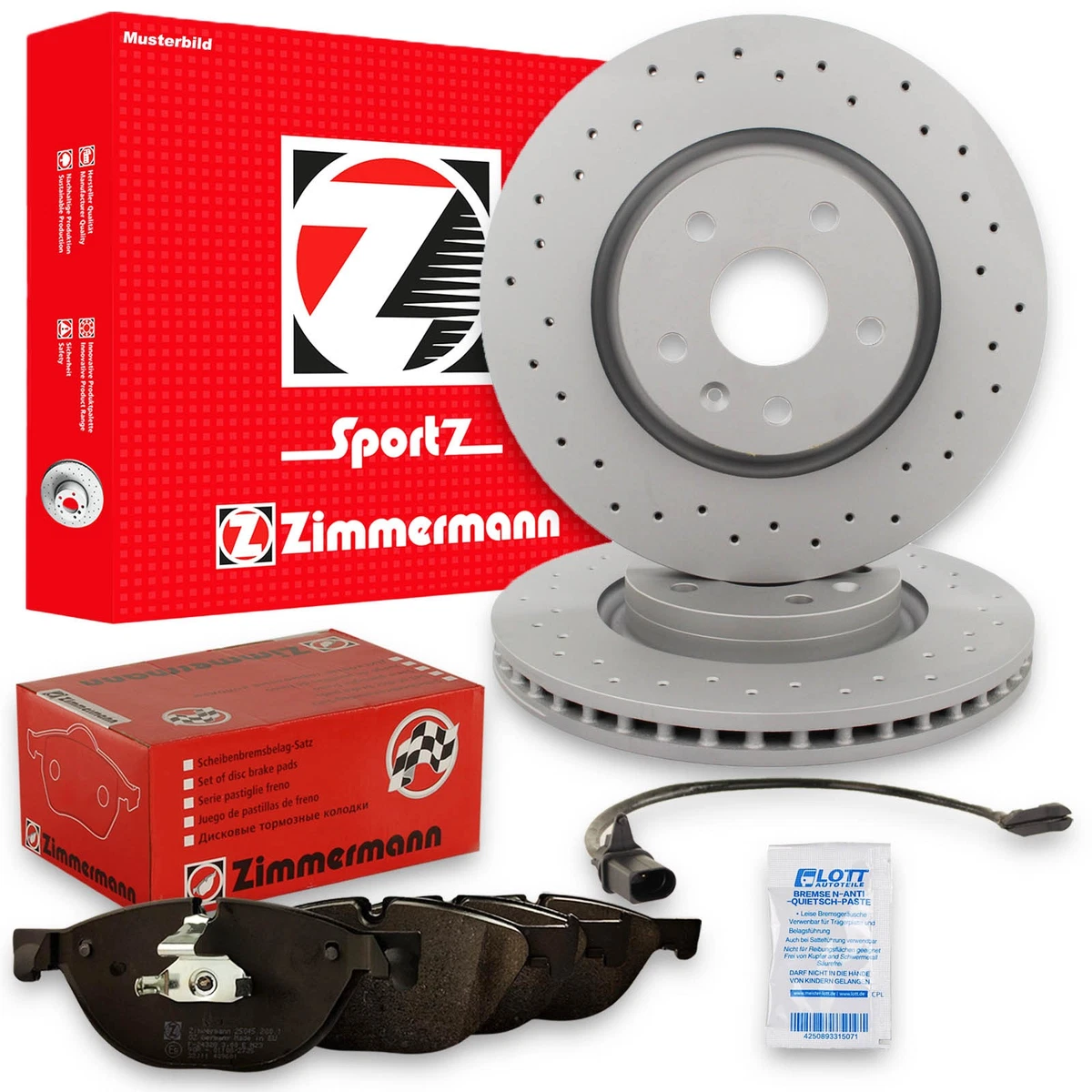 Гальмівні диски та колодки Zimmermann для MINI R58 — безпека і довговічність